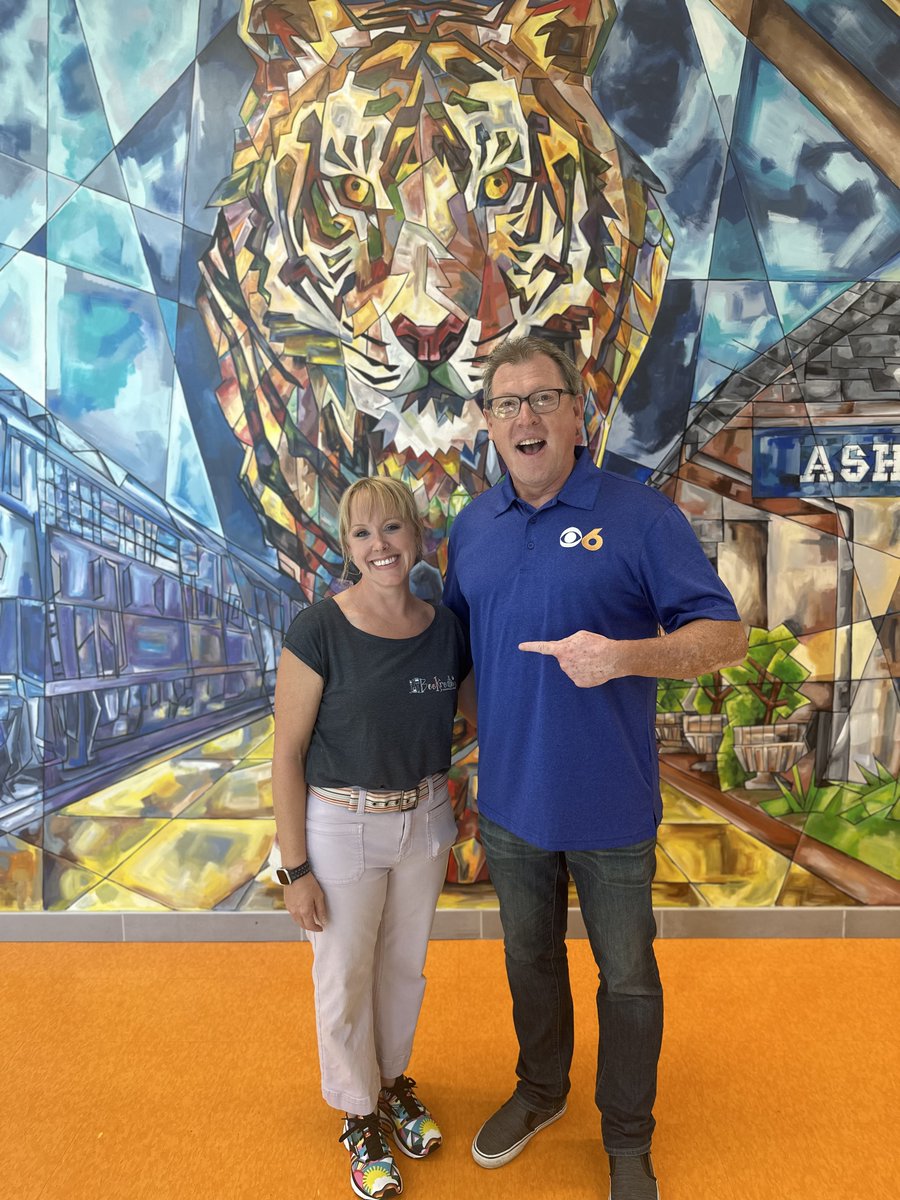 ABSOLUTELY STUNNING! Inside Ashland Elementary School are stunning murals painted by Hanover's own Crystal Kuti! In a special Building Better Minds segment, <a href="/RobCardwellCBS6/">Rob Cardwell</a> featured her amazing murals inside our newest school building!