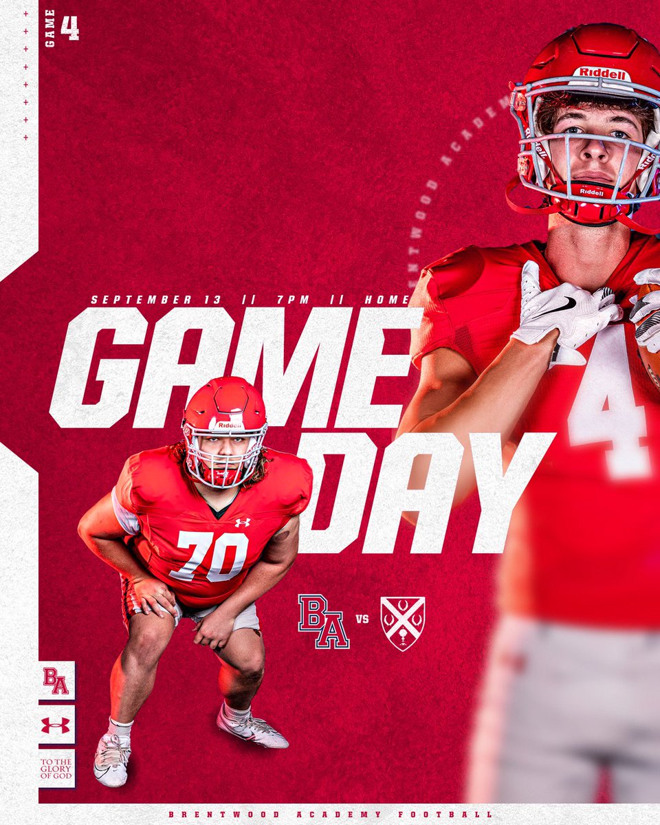 GAME DAY!
Father Ryan High School
📍Carlton Flatt Field
📺 ESBN