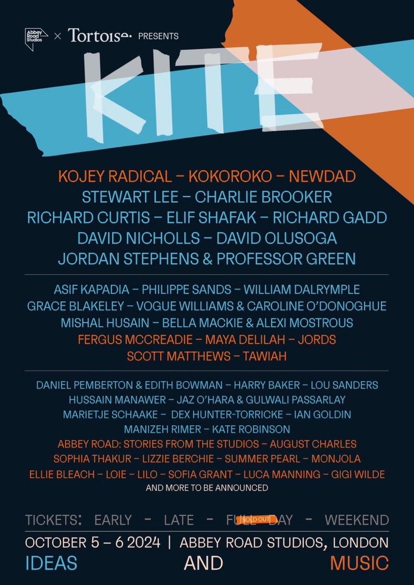 newdad are playing at <a href="/KiteFSTVL/">KITE Festival</a> at abbey road studios next month!
