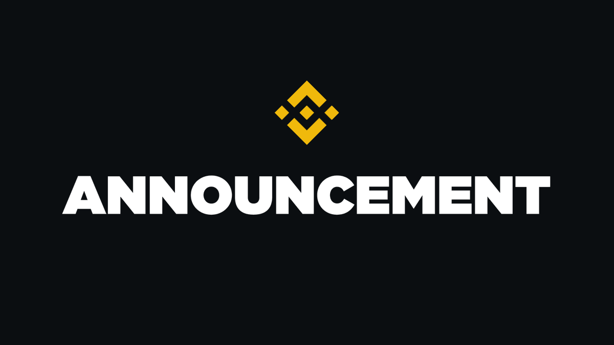 Time for this week’s #Binance announcements.

Thread on all the latest 🧵