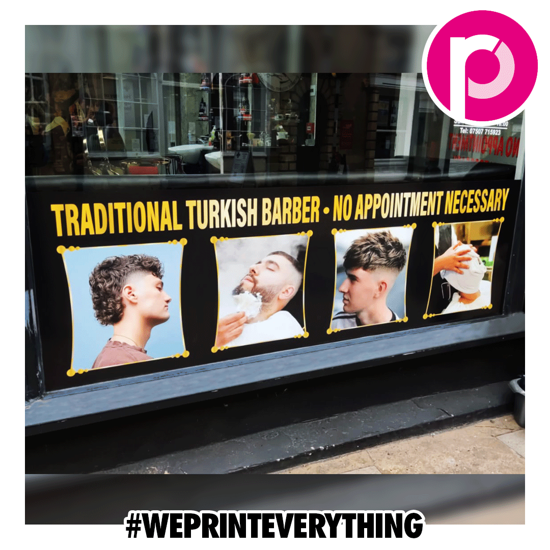 riversideprint's tweet photo. Just installed a fresh window graphic for @firstclassbarberoundle  Loving how it adds that perfect finishing touch to their space.

#weprinteverything

#customprinting #largeformat #digitalprinting #lithoprinting #print #nextdayprinting #printers #promo #corby #windowdisplay https://t.co/VvVEI22Cwo