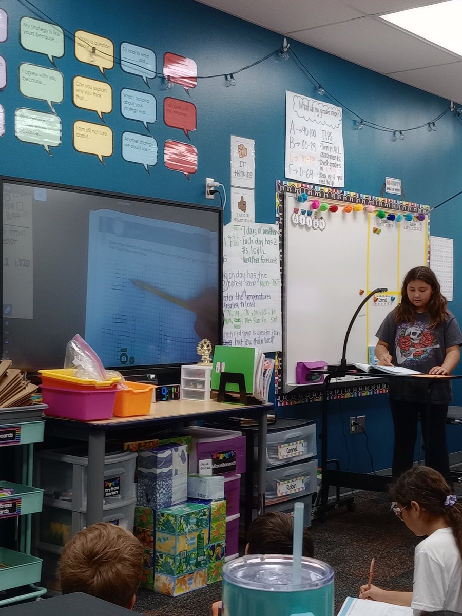 QAnders_MISD's tweet image. Watching students @YarbroughMisd  present their math solutions and justify their thinking is always inspiring! Their collaboration and critical thinking skills shine as they explain the &apos;why&apos; behind their work.#MidlandISDMath#StudentExperience#MadeinMISD