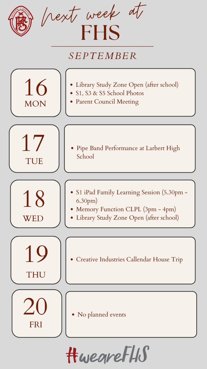 Falkirk High School tweet media