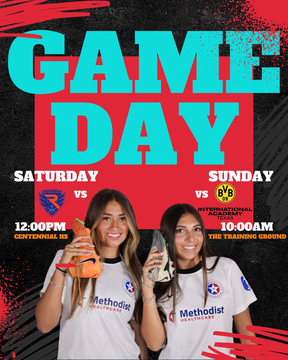 SA City 08 GA (@sacity08ga) on Twitter photo 🔥🔥🔥 <a href="/sacitysc/">San Antonio City Soccer Club</a> will be traveling this weekend 9.14 - 9.15 to play against Dallas Renegades and Dallas BVB-IA in the second weekend of <a href="/GAcademyLeague/">Girls Academy</a> #FrontierConfrence play. Vamos‼️ 💪 🔥🔥🔥 <a href="/sacitysc/">San Antonio City Soccer Club</a> will be traveling this weekend 9.14 - 9.15 to play against Dallas Renegades and Dallas BVB-IA in the second weekend of <a href="/GAcademyLeague/">Girls Academy</a> #FrontierConfrence play. Vamos‼️ 💪