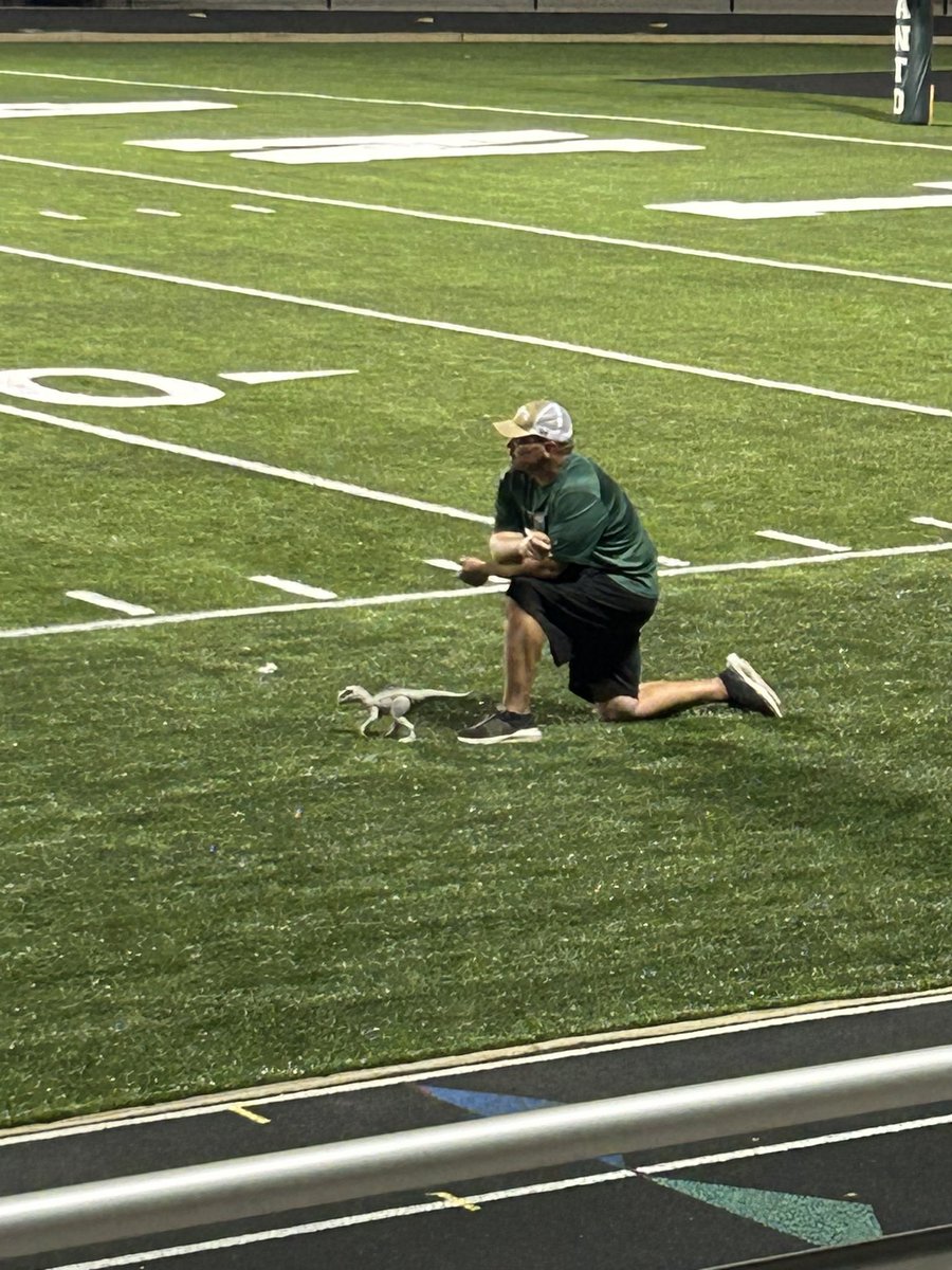 Thursday Night Lights with a Indominus Rex!! #CoacheskidLife