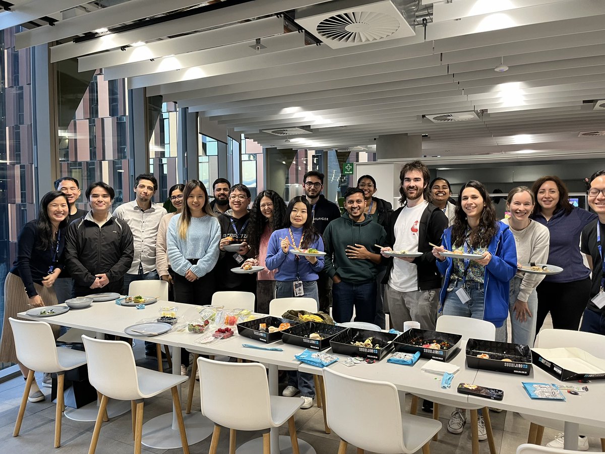 wafajohal's tweet image. Sushis 🍣 to celebrate #CHI2025 submissions @cis_unimelb
