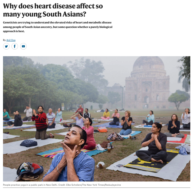 AnilOza16's tweet image. I wanted to do a longer thread on this story & some of the interesting work being done
I began thinking abt this w/ the launch of @ourhealthstudy, which begged the question how much of heart disease risk is attributable to genes — and the answer was there really wasn't the data