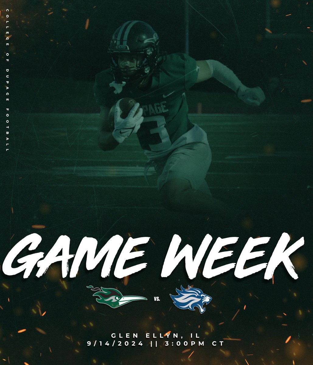 𝐁𝐚𝐜𝐤 𝐇𝐨𝐦𝐞 𝐅𝐨𝐫 𝐖𝐞𝐞𝐤 𝟒❗️

📅 Sept. 14th
📍 College of DuPage
🆚 Community Christian (Detroit)

#LevelUp | #GoChaps