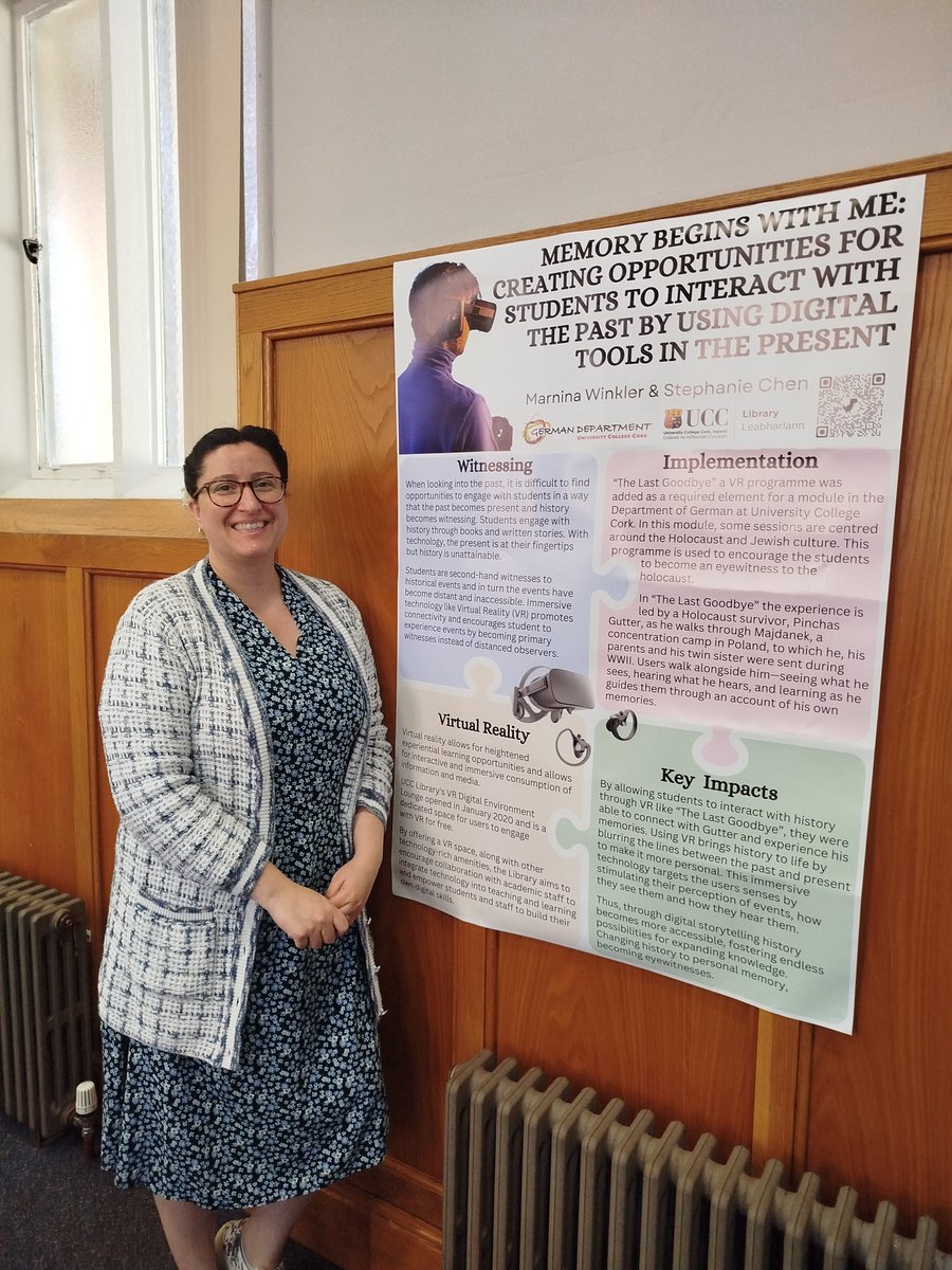 Poster session ✅
Questions answered ✅
All good here at the Centre for Public History Conference <a href="/QUBelfast/">Queen's University Belfast 🎓</a>! 
<a href="/UCC_German/">Department of German</a> <a href="/UCCLibrary/">UCC Library</a>
#phdlife #Conferences #publichistory