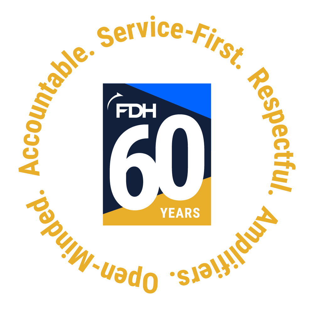 FDH Aero celebrates its 60th year of doing business, and our service-first commitment and unrivaled reliability have never been stronger. 

Join us in celebrating this milestone!

#FDH60 #SimplifyTheSupplyChain #DesignedToDeliver