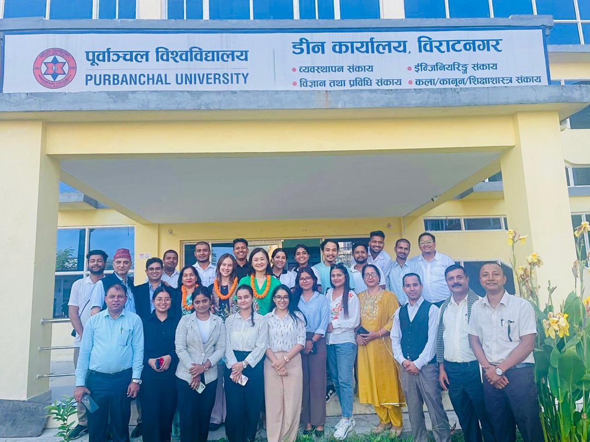 KyokoYokosuka's tweet photo. My first trip outside Kathmandu, in #Biratnagar, interacting with Univ students engaged in Community Legal Education for #Access2Justice. Their energy &amp; passion are contagious! @NorwayinNepal @UNDPNepal https://t.co/ce3etx9y1W