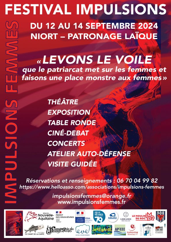 La classe de 4ème C s'est rendue au patronage laïque ce matin afin de participer au festival "Impulsions Femmes".  Au travers d'une exposition,  ils ont découvert la vie de Madeleine Riffaut, résistante et ils se sont interrogés sur l'égalité femmes-hommes.
<a href="/ImpulsionsF/">Impulsions Femmes</a>