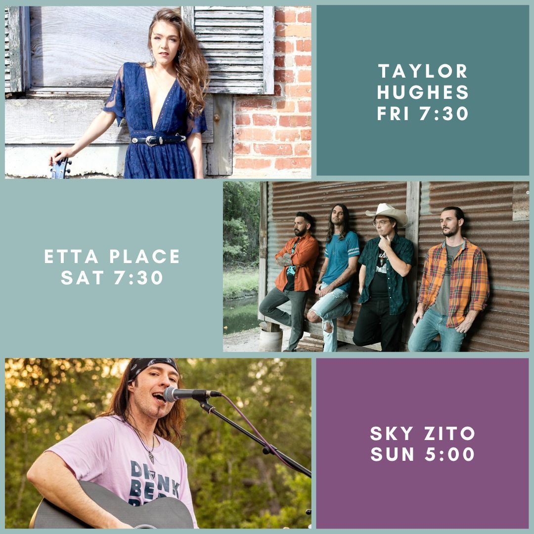 Super excited about this fall weekend lineup!  Fri 7:30p Nashville's Taylor Hughes traveling thru // Sat 7:30 Etta Place // Sun 5p Sky Zito 🎶   Check out our website for more details at neighborstx.com Live Music tab.