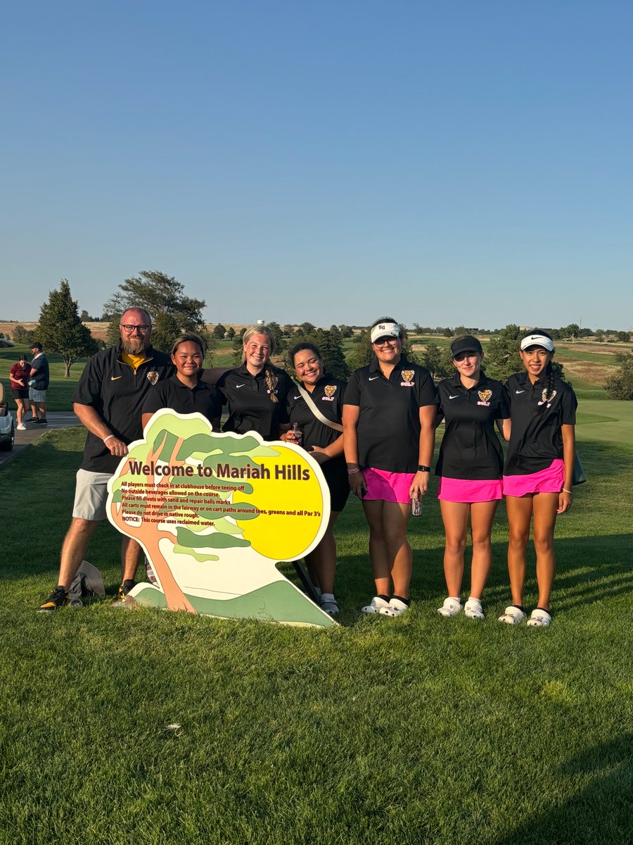 Wichita SE Buffalo Golf (@wse_buffgolf) on Twitter photo Yesterday, we traveled to Dodge City to compete in the DC Invitational with some quality teams. We had a great showing with 2 players placing in the Top 10 of this competitive field.
Overall Team: 5th of 9
Alina Lam: 82 (+9) 5th
Hailey Moore: 86 (+13) 9th
<a href="/WSE_Athletics/">WSE Athletics</a> Yesterday, we traveled to Dodge City to compete in the DC Invitational with some quality teams. We had a great showing with 2 players placing in the Top 10 of this competitive field.
Overall Team: 5th of 9
Alina Lam: 82 (+9) 5th
Hailey Moore: 86 (+13) 9th
<a href="/WSE_Athletics/">WSE Athletics</a>