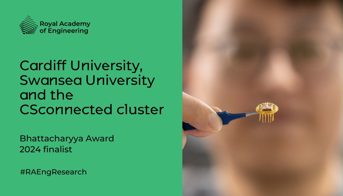 Cardiff University (@cardiffuni) on Twitter photo 👏 Llongyfarchiadau to compound semiconductor consortium <a href="/CSconnected/">CSconnected</a> who have been named as a finalist for the prestigious Bhattacharyya Award, celebrating the UK’s most impactful academia-industry partnerships.
➡️ buff.ly/47ocbxO
#RAEngResearch 👏 Llongyfarchiadau to compound semiconductor consortium <a href="/CSconnected/">CSconnected</a> who have been named as a finalist for the prestigious Bhattacharyya Award, celebrating the UK’s most impactful academia-industry partnerships.
➡️ buff.ly/47ocbxO
#RAEngResearch