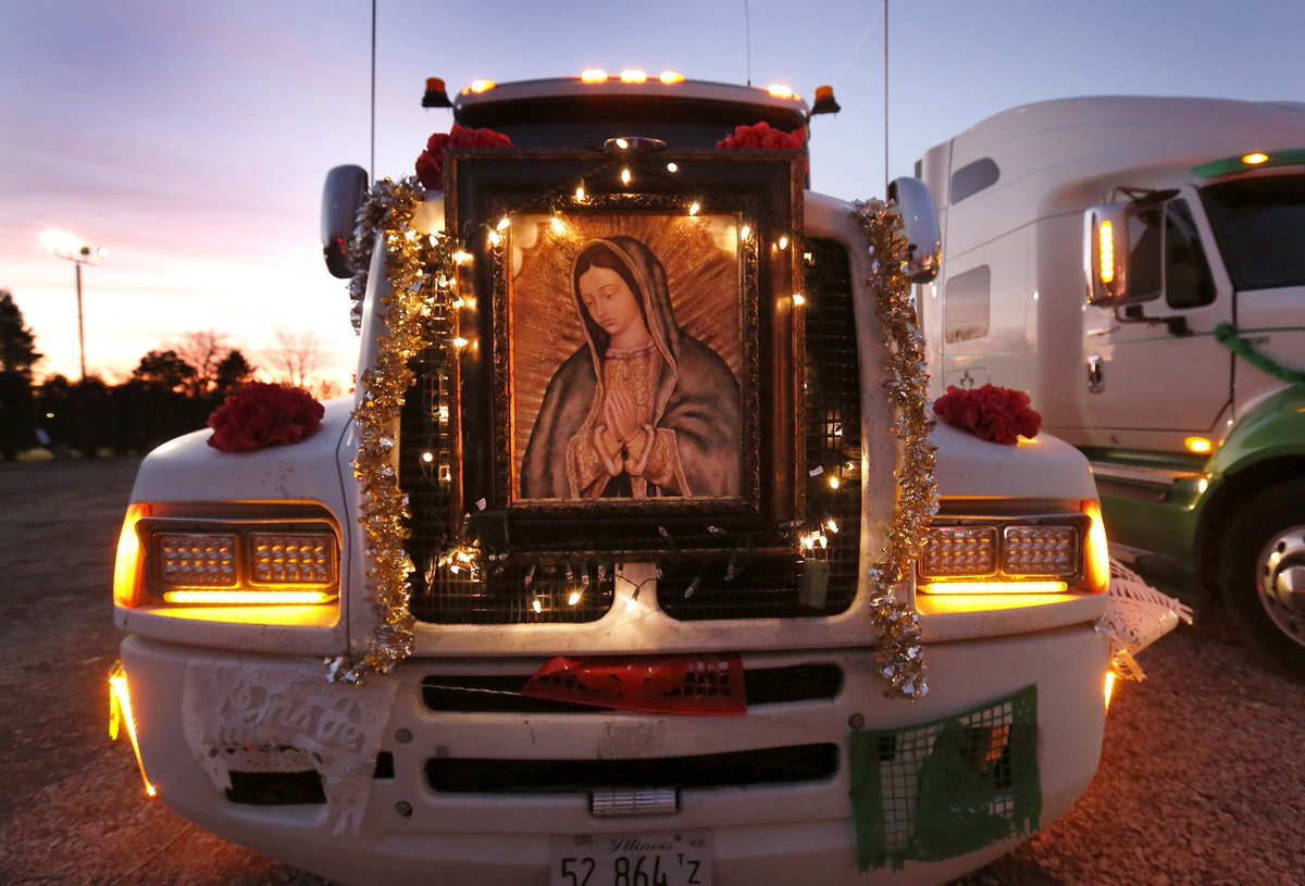 <a href="/goinggodward/">Going Godward</a> You're not alone. Many have seen the same. Mary is on the highway, and I've met my fair share of truckers with a devotion to the Ever Blessed Virgin.
