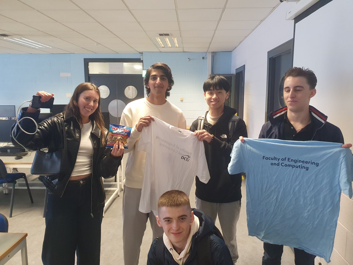 dcucomputing's tweet image. Congratulations to the fastest riddle solvers in the School of Computing! The first ones to the finish in our Friend-Finding Mission activity during @DCU Orientation week. 
#WeAreDCU #DCUComputing
