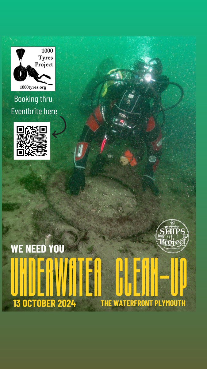 #1000Tyres 
We need you!
We need divers!
We need non-divers!

 Sign up here ---&gt; eventbrite.co.uk/e/1000-tyres-p…