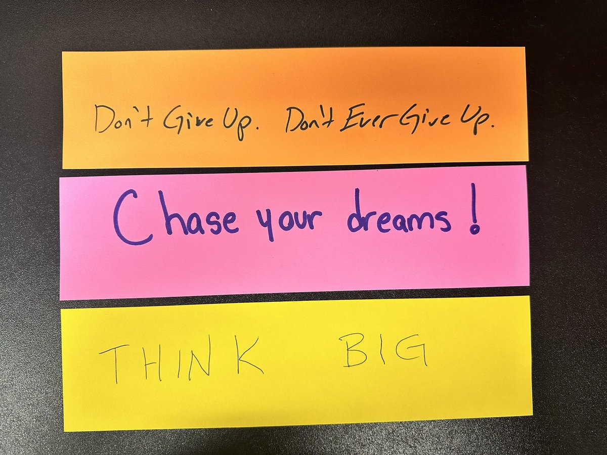 Great words of encouragement from some 7th grade parents to add to our “Linked” inspired paper chain! Thank you to those who came out for a great BTSN!