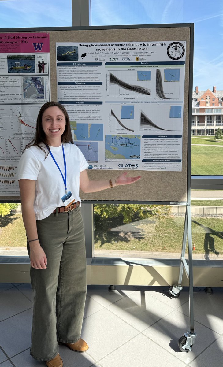 Our glider pilot, Lydia Paulic attended the Underwater Glider User Group (UG2) workshop in Ann Arbor this week. It was great to have this meeting in the #Greatlakes for the first time, representing GLUGG (Great lakes underwater glider group)!