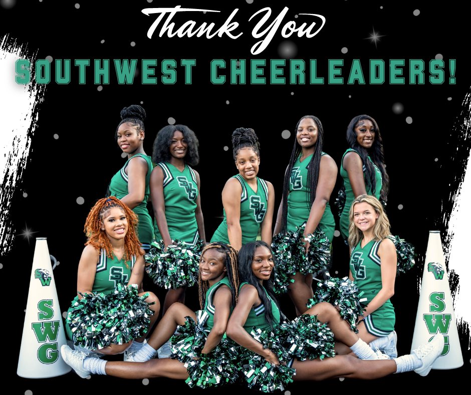 We wanted to take this opportunity to thank our Southwest Cheerleaders! These Cowgirls have been working hard to support our teams. We are thankful for their dedication to our athletic program and the school.
#gocowboys #cowboystrong #swghsathletics