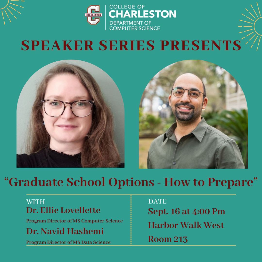csatcofc's tweet image. Join us on Monday to learn about our Graduate Programs!