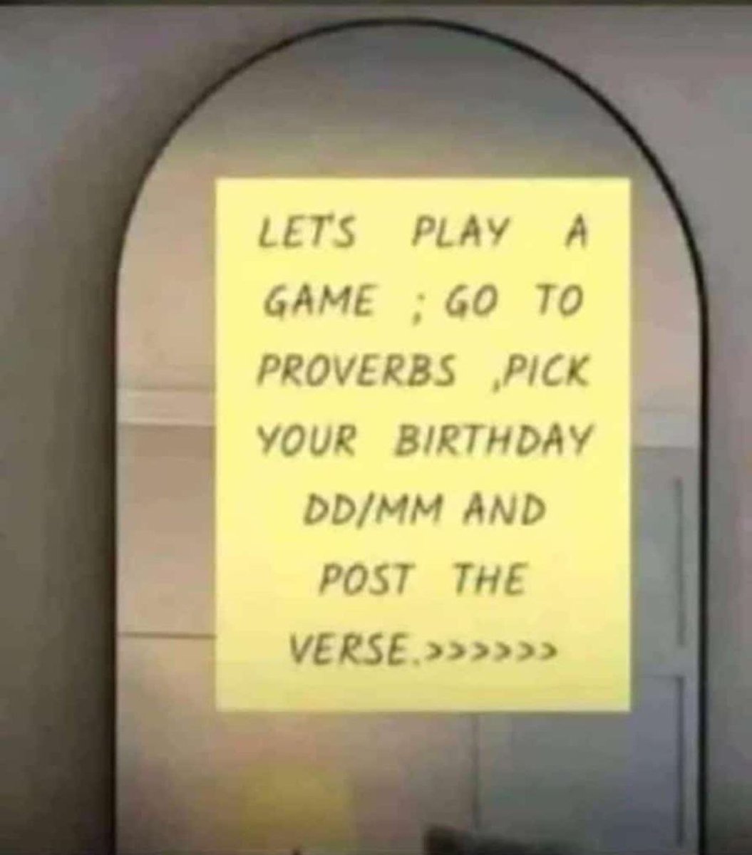 naijasermons's tweet photo. Mine:

Remove the wicked from the king’s court, and his reign will be made secure by justice. Proverbs 25:5 NLT

Share yours with us 😉 https://t.co/V02yoROBFW