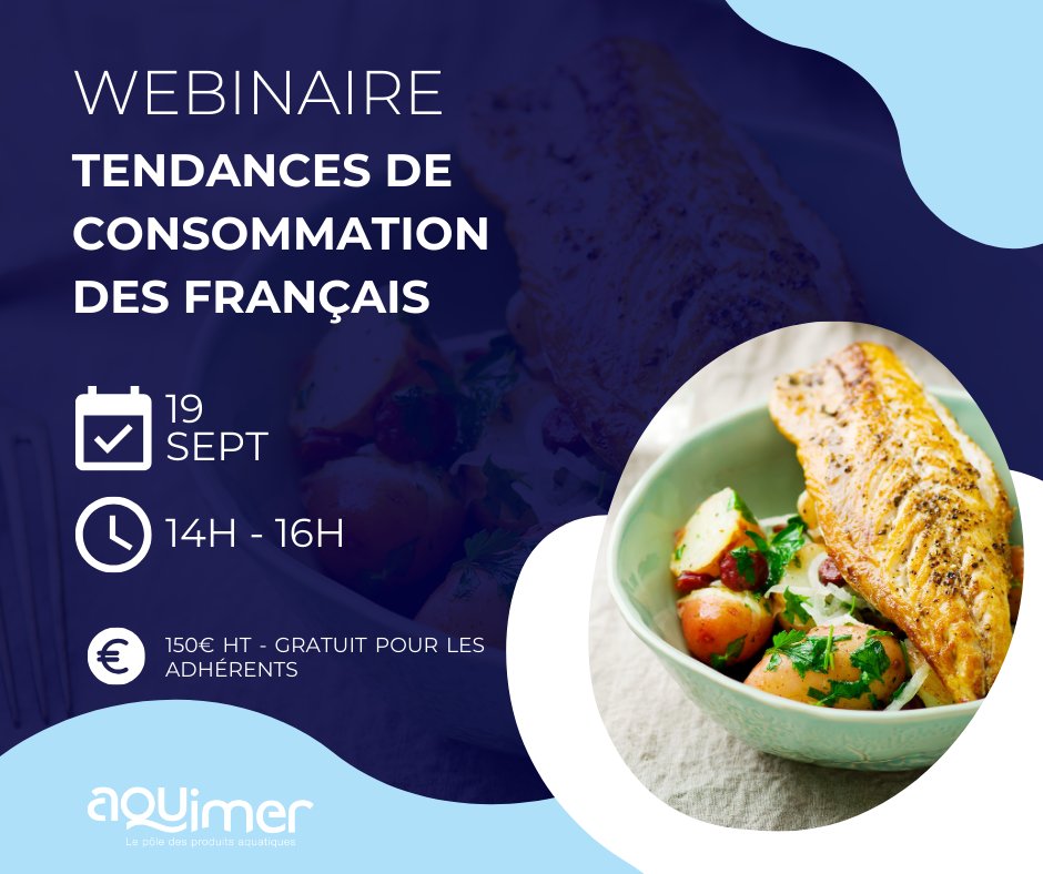 ⏳ Plus qu'une journée pour vous inscrire ⏳

Notre webinaire sur les tendances de consommation des produits aquatiques mettra en avant une analyse approfondie des dynamiques sociologiques et économiques qui façonnent ce marché 👓

🖋 Inscrivez-vous : eventbrite.fr/e/billets-webi…