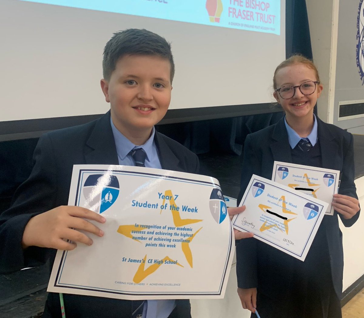 St James's Church of England High School tweet media