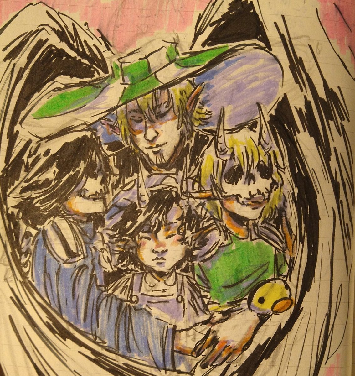 Ives_Jack111's tweet photo. Calaveras y diablitos, invaden mi corazón 💚💜

Se me olvido enseñarles este dibujo de la familia Deathduo que hice ayer mientras estaba en el bus, espero que les guste.

#deathduo #missasinfoniafanart #philzafanart https://t.co/fo25JKYjYD