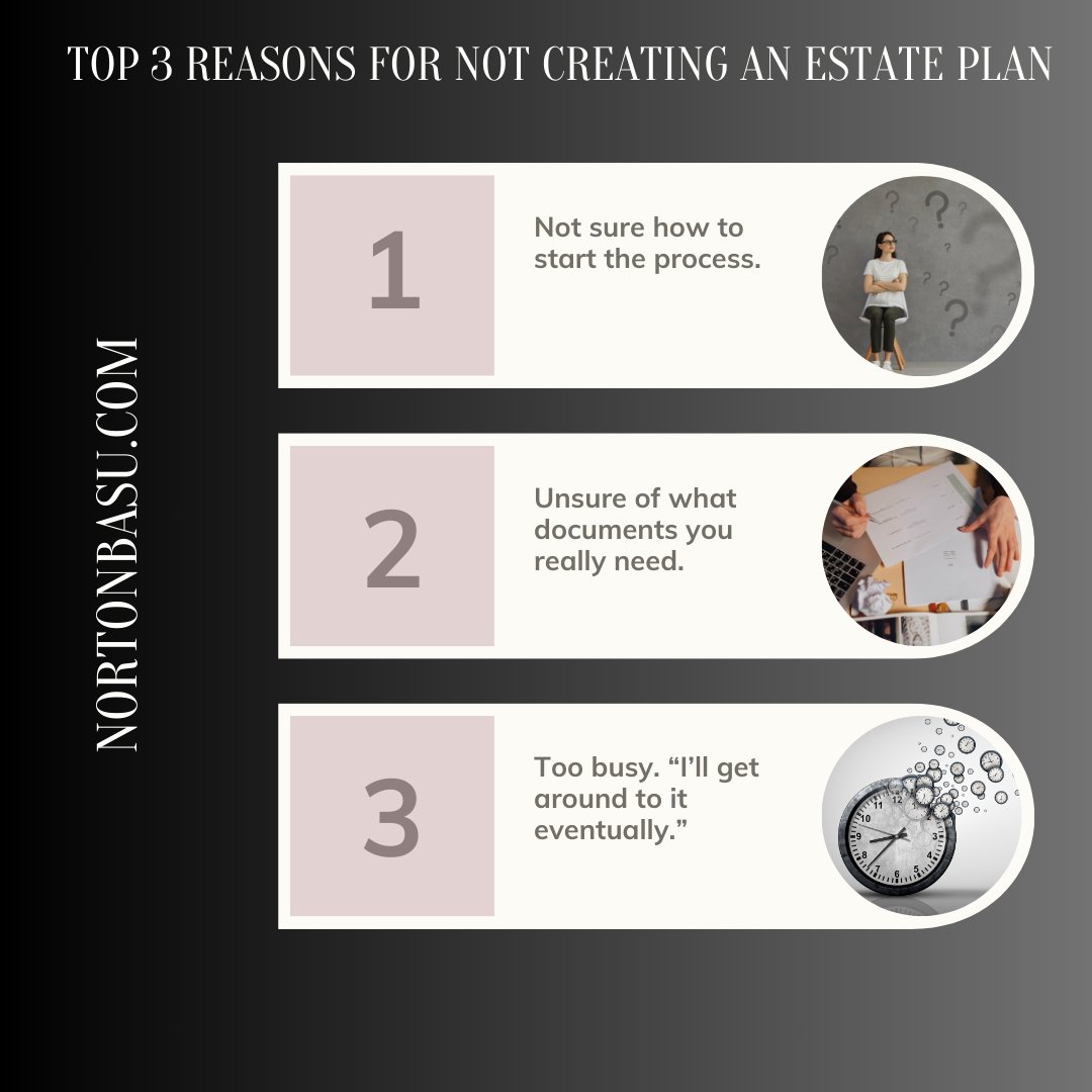 nortonbasu's tweet photo. It's never too early to create your estate plan but it can be a second too late! A competent attorney can help guide you through the process and answer all of your questions. #estateplanning #willsandtrust #probate https://t.co/QwjRCASCF3