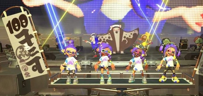 More Screenshots of the 100X win with <a href="/SFlykra/">❄️S n 0 w y❄️</a> . I hate how you can't directly post these to Twitter anymore. #GrandFestival #Splatoon3 #Splatfest #TeamPresent