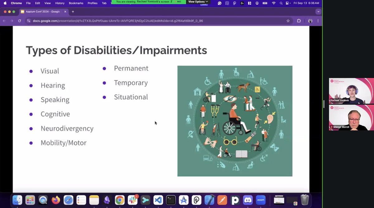 .<a href="/ryomtoob/">Rachael Yomtoob</a> and <a href="/mmerrell/">Marcus Merrell</a> demonstrate how leveraging automated accessibility testing on cloud-hosted devices makes strengthening our Appium test suites for mobile app accessibility both efficient and comprehensive! #AppiumConf 2024

#AccessibilityTesting #TestAutomation