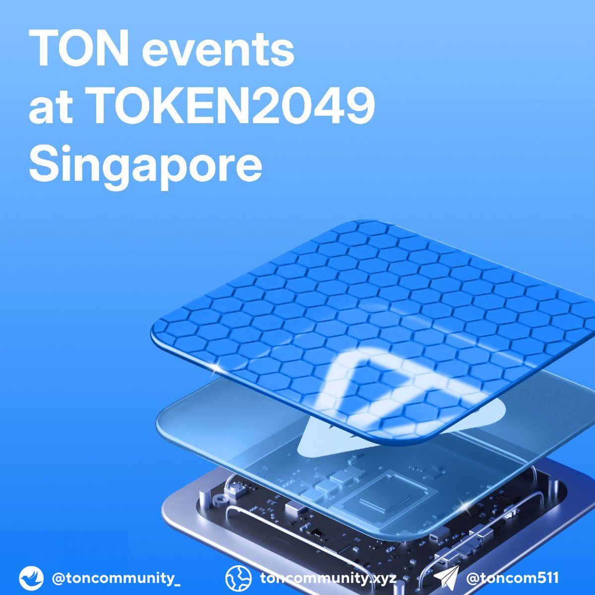 TON side events at TOKEN2049 in Singapore

#TON will have a strong presence <a href="/token2049/">TOKEN2049</a>  in Singapore, featuring various side events organized or co-organized by $TON Society from September 14-22.

From the Mini App Builders Day, The Open Art in National Gallery, TON Investor Day