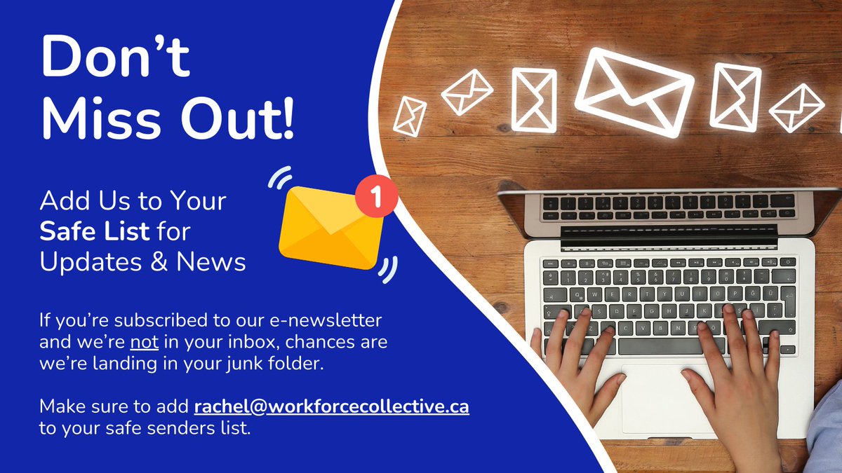 Incoming News! 🚨

Adding us to your Safe Senders List is the best way to ensure that you receive our updates, news, events, and more!

Learn how you can whitelist our email depending on the email platform you use at: hubs.li/Q02Pr3lM0