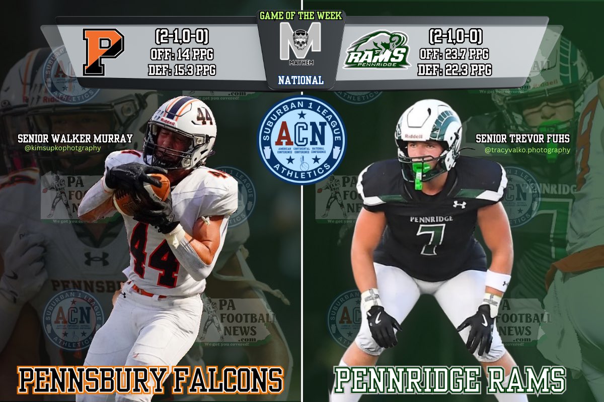 Michael Pietrangelo (@artisticmayhem1) on Twitter photo It’s Friday the 13th, are you ready for the carnage & mayhem? Tonight <a href="/PHS_RAMSFB/">Pennridge Football</a> (2-1,0-0) defend Helman Field as <a href="/pennsburyfb/">Pennsbury Football</a> (2-1,0-0) comes to town and looks to avenge their 15-14 loss against the Rams a season ago. As usual I will be on the sidelines for <a href="/PaFootballNews/">Pennsylvania Football News</a> It’s Friday the 13th, are you ready for the carnage & mayhem? Tonight <a href="/PHS_RAMSFB/">Pennridge Football</a> (2-1,0-0) defend Helman Field as <a href="/pennsburyfb/">Pennsbury Football</a> (2-1,0-0) comes to town and looks to avenge their 15-14 loss against the Rams a season ago. As usual I will be on the sidelines for <a href="/PaFootballNews/">Pennsylvania Football News</a>