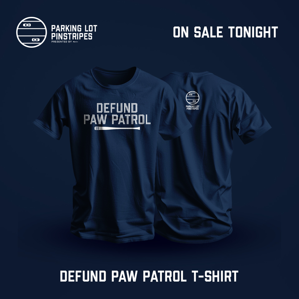 parkinglotpins's tweet image. Going on sale tonight. Link in bio at 6pm.

Save our season. Defund Paw Patrol.