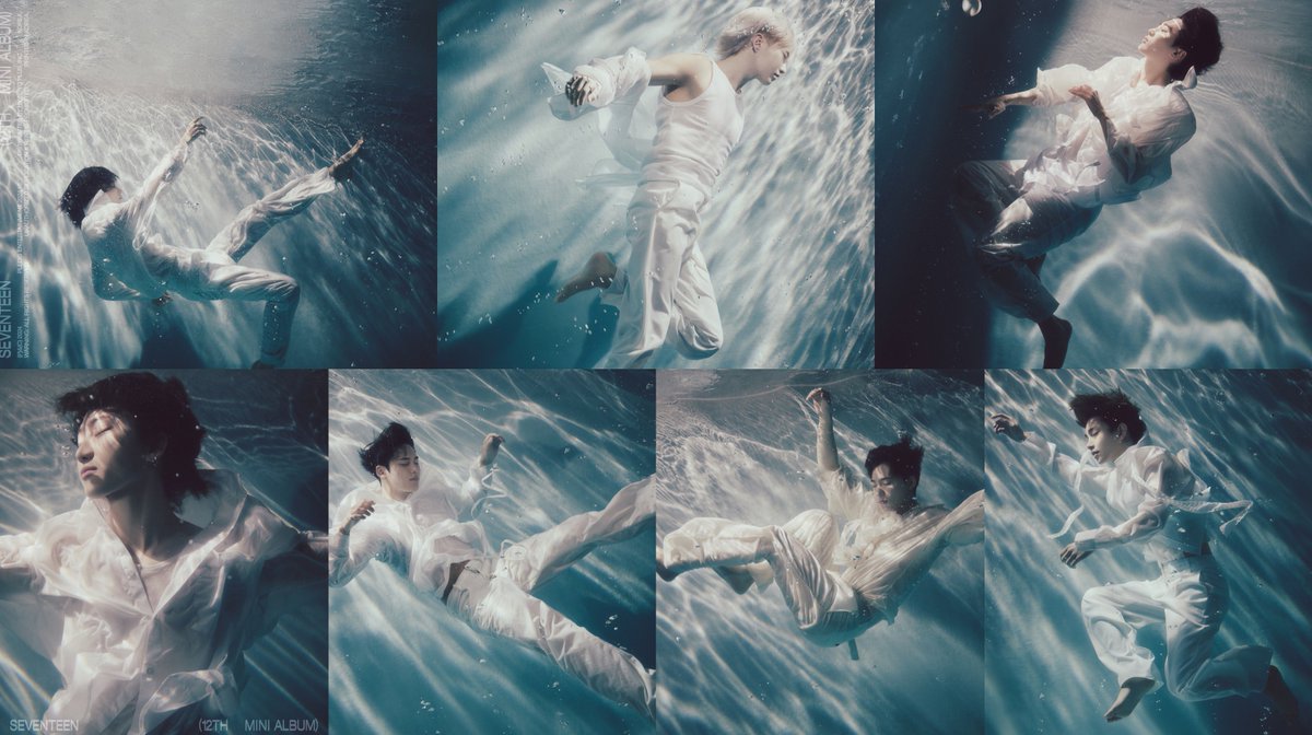 PopBase's tweet photo. SEVENTEEN looks sirenic in teaser images to their upcoming album ‘I FELT HELPLESS.’ Out October 14th. https://t.co/qXfogxQHBJ