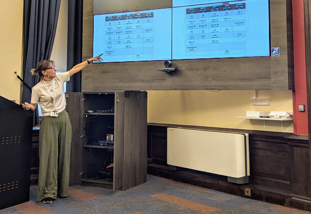 iMobile Critical Care Outreach Team (@imobileccot) on Twitter photo Dr Victoria Metaxa, ICU consultant and <a href="/iMobileCCOT/">iMobile Critical Care Outreach Team</a> lead speaking on early warning scores systems for our #WSD conference; 'its more than just the score' <a href="/KingsCollegeNHS/">King's College NHS</a> <a href="/aakashdeeparora/">Akash Deep</a> <a href="/UKSepsisTrust/">The UK Sepsis Trust</a> <a href="/WorldSepsisDay/">World Sepsis Day</a> <a href="/NOrF_CCO_RRS/">NOrF</a> Dr Victoria Metaxa, ICU consultant and <a href="/iMobileCCOT/">iMobile Critical Care Outreach Team</a> lead speaking on early warning scores systems for our #WSD conference; 'its more than just the score' <a href="/KingsCollegeNHS/">King's College NHS</a> <a href="/aakashdeeparora/">Akash Deep</a> <a href="/UKSepsisTrust/">The UK Sepsis Trust</a> <a href="/WorldSepsisDay/">World Sepsis Day</a> <a href="/NOrF_CCO_RRS/">NOrF</a>