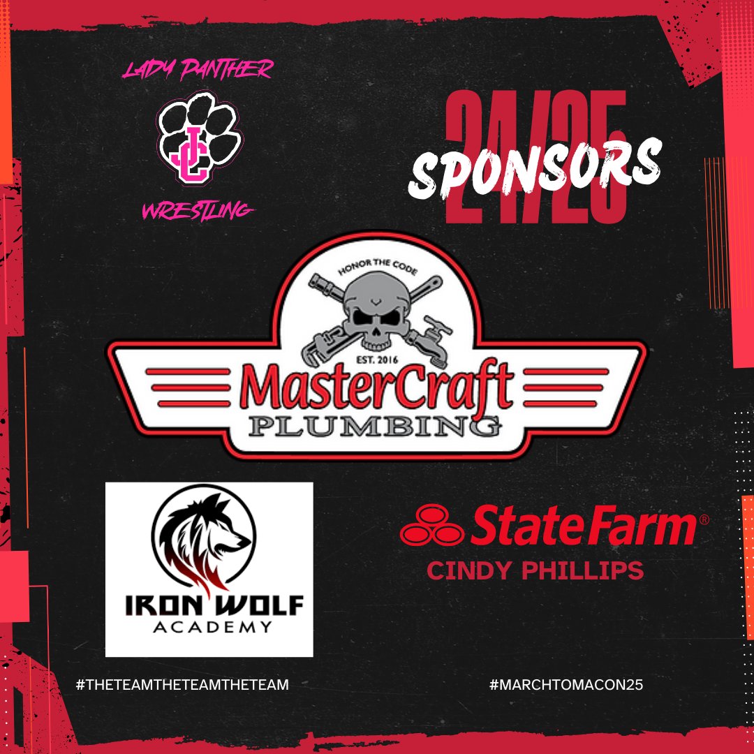 HUGE shoutout to our amazing team sponsors! Thank you to each and every one of you for your incredible support 🌟👏 Let's keep pushing boundaries and achieving success together! #TeamWorkMakesTheDreamWork 💪✨🤼‍♀️

#TheTeamTheTeamTheTeam #March2Macon
