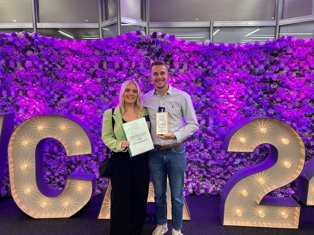 Happy to celebrate The Peter Harrison Centre for Disability Sport teams win of Loughborough University’s Vice Chancellor award for Sporting Advancement for our amazing Wimbledon Project. This would not have been possible without the collaborative team