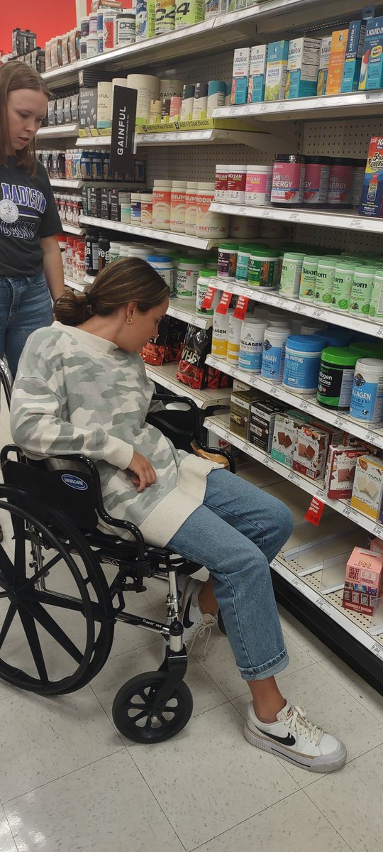 ShenandoahOT's tweet image. The MSOT Weekend students completed wheelchair fittings and then took their knowledge into the community. They evaluated accessibility, identifying limitations and developing interventions and solutions to improve community activities for people in wheelchairs. 
#OT #MSOTWeekend