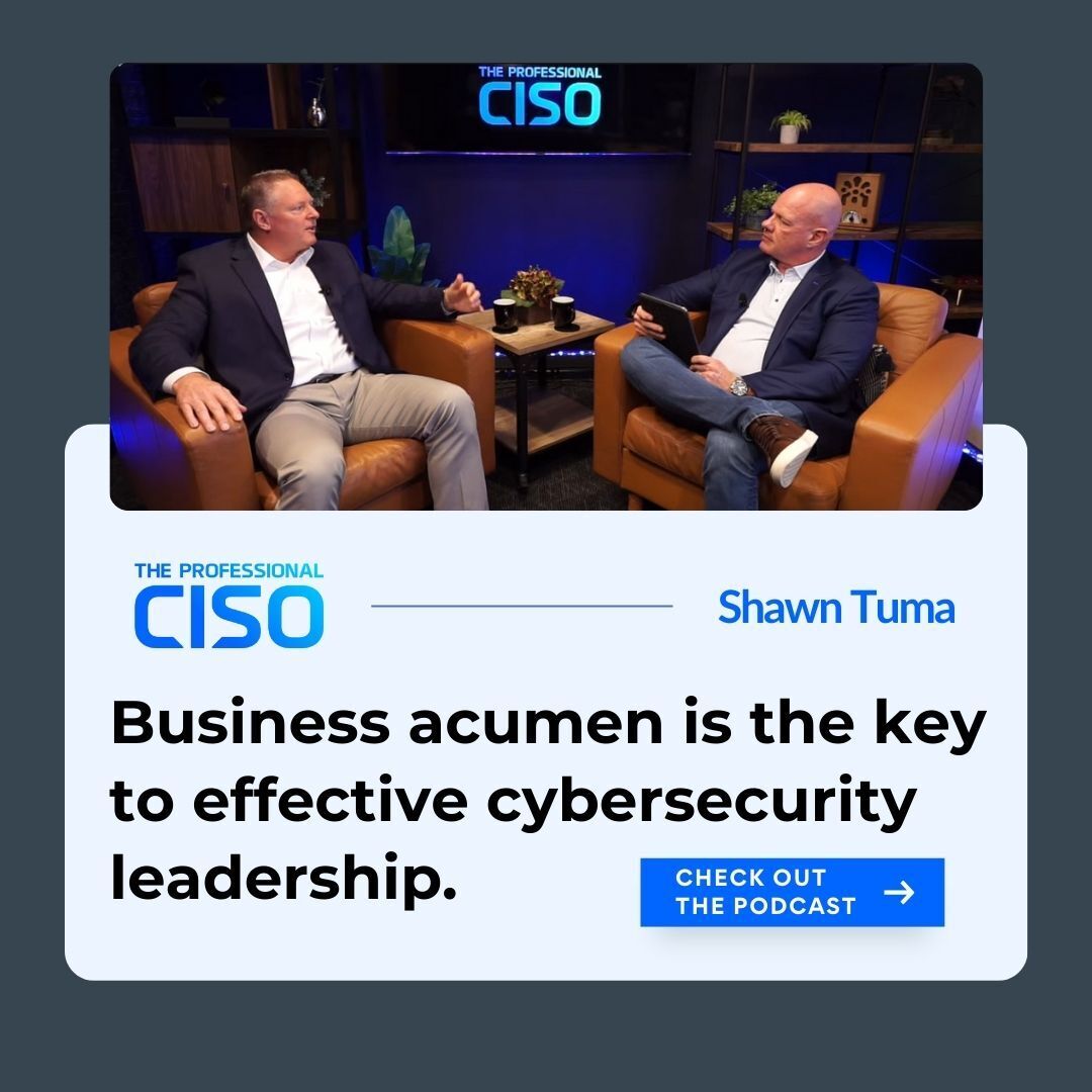 "CISOs should understand the business side, including how businesses value money, resilience, and risk." Shawn Tuma on aligning cybersecurity with business goals. Watch now: youtu.be/RNSevGeqVMQ?fe… #cybersecurity #CISO