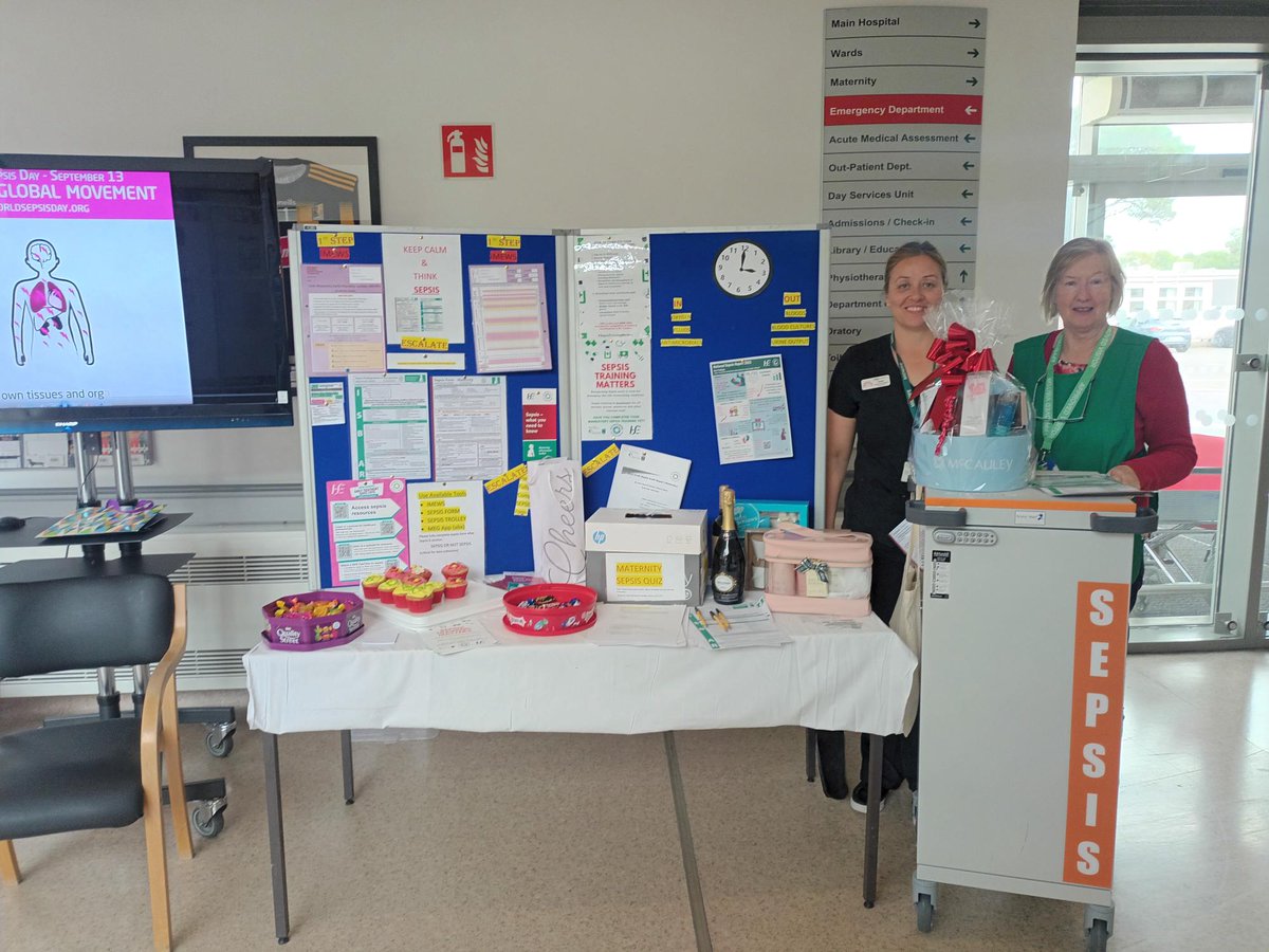 HSE Dublin and South East (@hsedubsoutheast) on Twitter photo Well done to <a href="/lukes_ck/">St. Luke's General Hospital Carlow/Kilkenny</a> for holding stands and simulation workshops to raise awareness on sepsis and the importance of prompt recognition and treatment.
#WorldSepsisDay #RecogniseSepsis Well done to <a href="/lukes_ck/">St. Luke's General Hospital Carlow/Kilkenny</a> for holding stands and simulation workshops to raise awareness on sepsis and the importance of prompt recognition and treatment.
#WorldSepsisDay #RecogniseSepsis