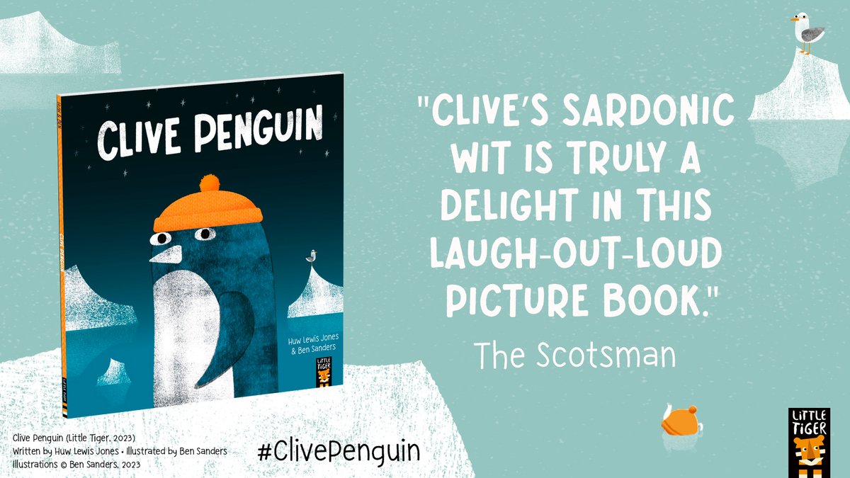 Little Tiger Books (@littletigeruk) on Twitter photo From real life polar-exploring adventurer Huw Lewis Jones <a href="/polarworld/">Dr Huw Lewis-Jones ๐ฆ๐ถ</a> and award-winning illustrator #BenSanders comes the hilariously deadpan #ClivePenguin.
๐ง Out now in paperback! ๐ง
๐bit.ly/4d7ON90
#ClivePenguin #childrensbooks #childrensbookillustration From real life polar-exploring adventurer Huw Lewis Jones <a href="/polarworld/">Dr Huw Lewis-Jones ๐ฆ๐ถ</a> and award-winning illustrator #BenSanders comes the hilariously deadpan #ClivePenguin.
๐ง Out now in paperback! ๐ง
๐bit.ly/4d7ON90
#ClivePenguin #childrensbooks #childrensbookillustration
