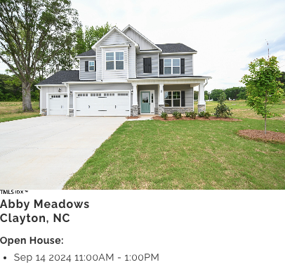jsjbuilders's tweet image. This weekend is all about exploring your dream home! Join us for open houses at Braxton Village, Abby Meadows, Cypress Pointe, and Langdon Ridge! Come find out why these communities are perfect for you!

#JSJBuilders #AngierNC #HopeMillsNC #ClaytonNC #OpenHouse