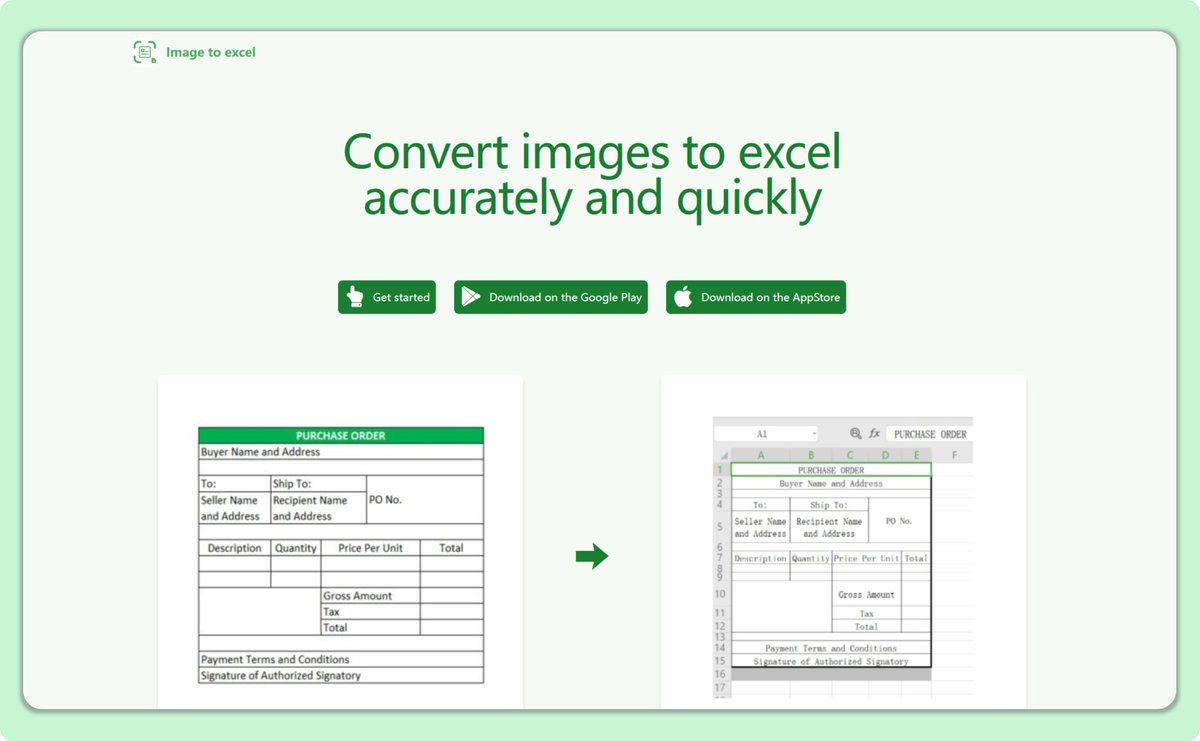 ai_picks's tweet image. 🤖 Convert images to Excel with precision and speed! Say goodbye to manual data entry with this amazing tool from AI Top Picks. Check it out at aitoppicks.com #AI #Data #ImageToExcel @AITopPick