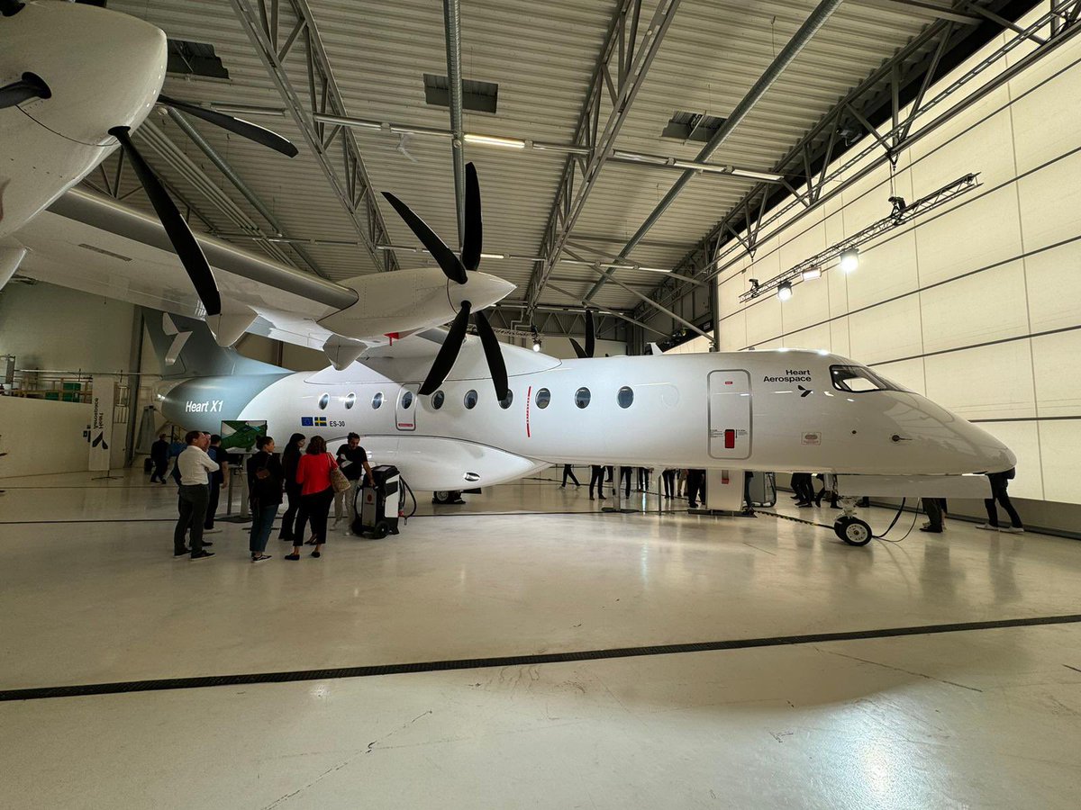 🚀 What an incredible roll-out of the Heart X1 aircraft yesterday! ✈️

We are impressed by the remarkable achievements of the <a href="/heartaerospace/">Heart Aerospace</a> team and can’t wait to witness this next marvel of aviation take to the skies. A huge round of applause to everyone involved👏.