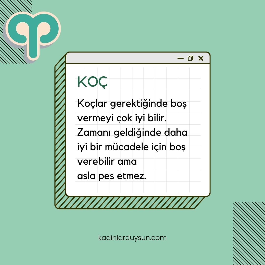 #KoçBurcu