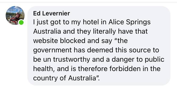 I am about to speak at The Healing for the Ages conference. Dr. Bryan Ardis received this text from a pilot who had bought a ticket to attend virtually. But he’s in Australia.